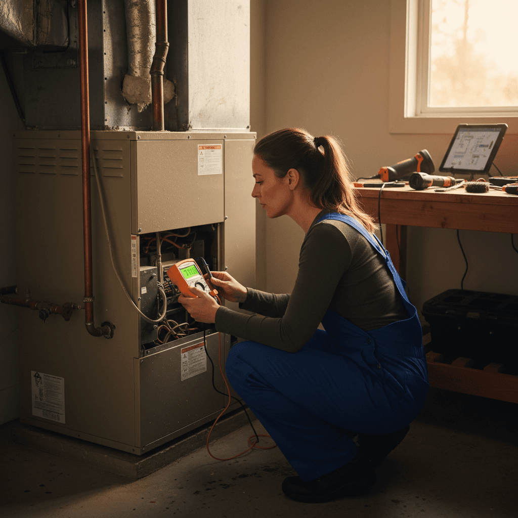 HVAC maintenance and system inspection