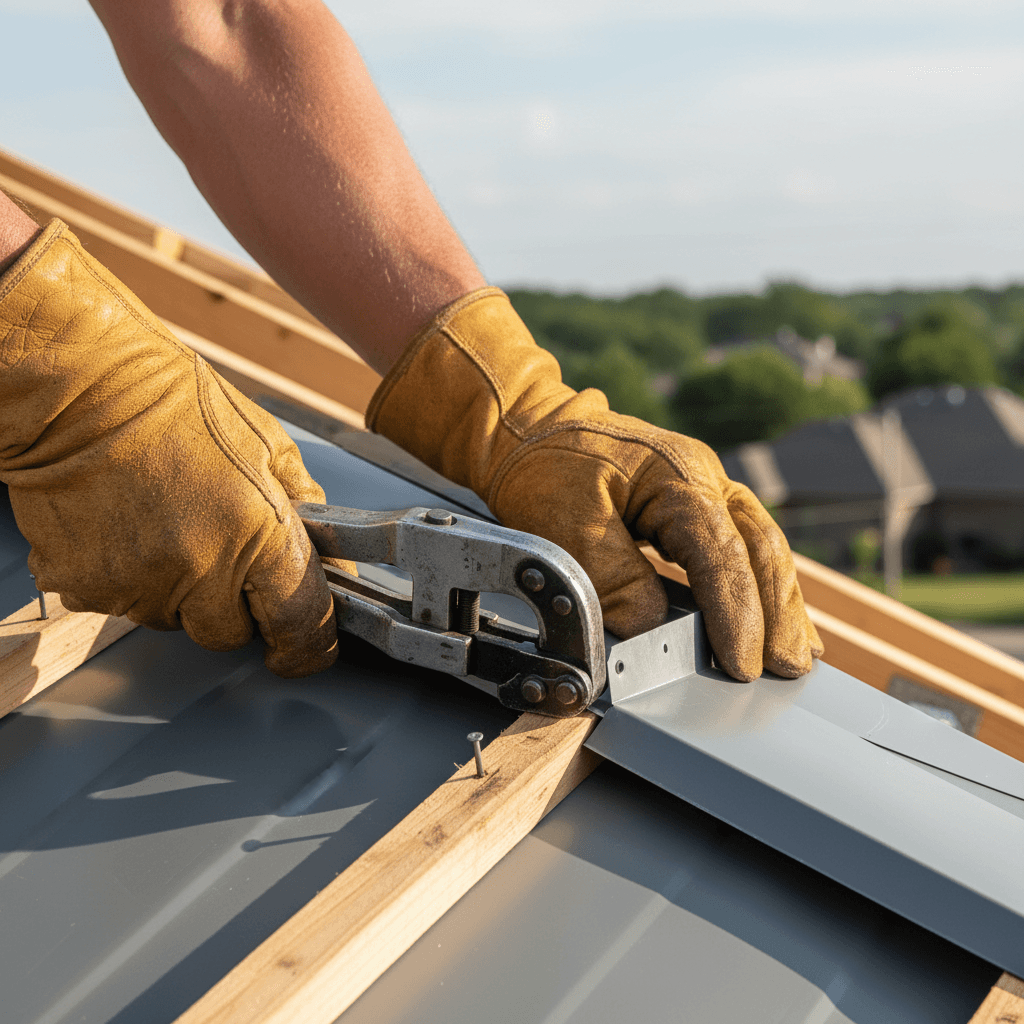 Roofing installation with precision fastening